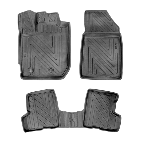 3D Fussmatten Dacia Duster 4x2 Carbon-Optik 2018–2024