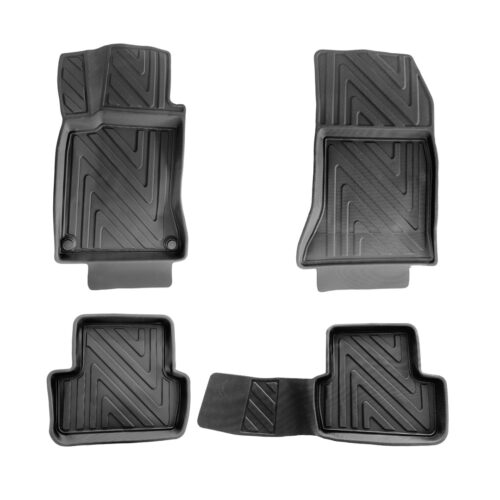 3D Fussmatten Mercedes A-Klasse (W176) Carbon-Optik 2012–2018