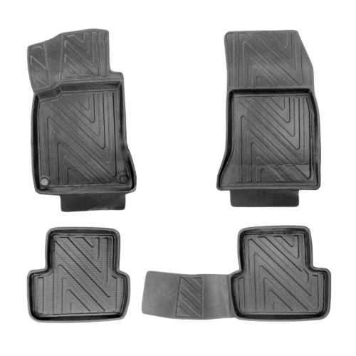 3D Fussmatten Mercedes CLA (C117/X117) Carbon-Optik 2013–2019