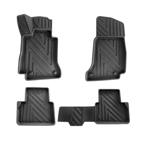 3D Fussmatten Mercedes E-Klasse (W213) Carbon-Optik 2016–2023