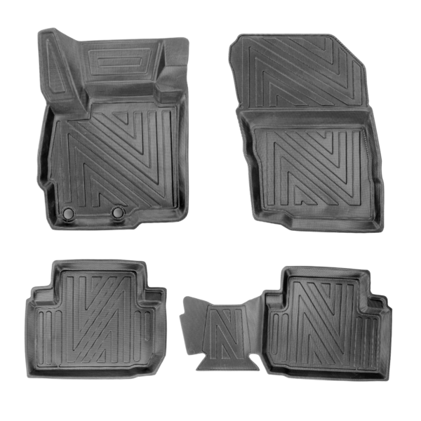 3D Fussmatten Mitsubishi Outlander Sport Carbon-Optik 2010–2022