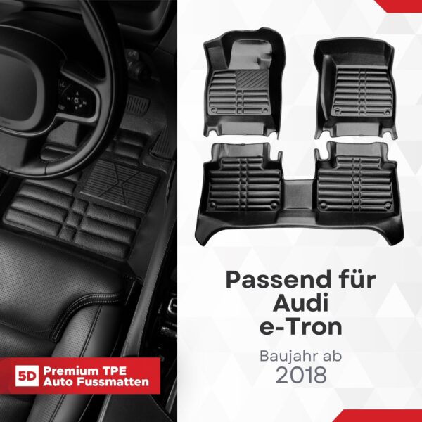 5D Fussmatten Audi e-tron (GE) 2019–2023