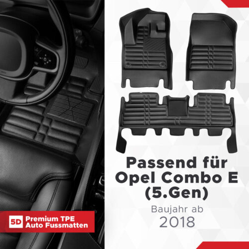5d-fussmatten-fuer-opel-combo-e-ab-2018-1 5D Fussmatten für Opel Combo E ab 2018