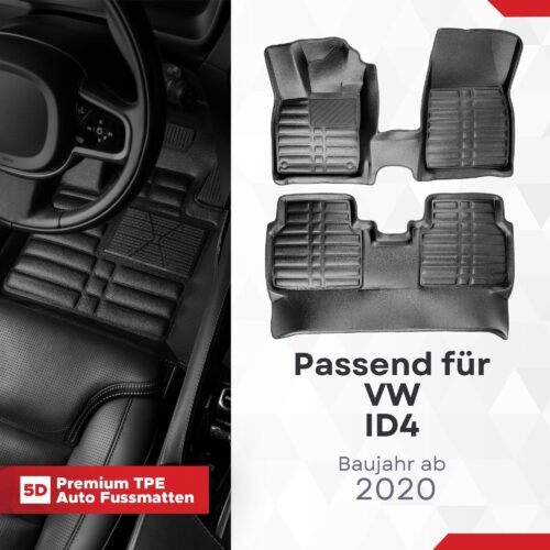 5D Fussmatten für VW ID.4 ab 2020