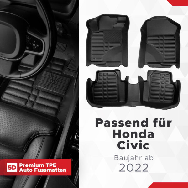 5d-fussmatten-honda-civic-11-gen-ab-2022-1 5D Fussmatten Honda Civic (11. Gen) ab 2022