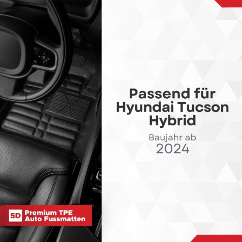 5D Fussmatten Hyundai Tucson (NX4E) ab 2024