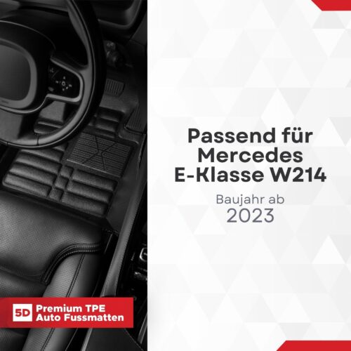 5D Fussmatten Mercedes E-Klasse (W214/S214) ab 2023