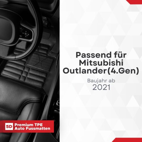 5D Fussmatten Mitsubishi Outlander ab 2022