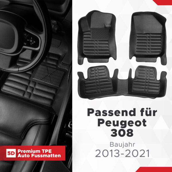 5d-fussmatten-peugeot-308-2-gen-2013-2021-1 5D Fussmatten Peugeot 308 (2. Gen) 2013–2021