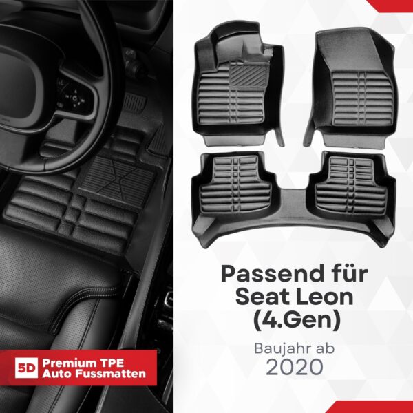 5d-fussmatten-seat-leon-4-gen-kl-ab-2020-1 5D Fussmatten Seat Leon (4. Gen) (KL) ab 2020