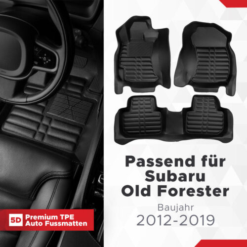 5D Fussmatten Subaru Forester (4. Gen) 2013–2019