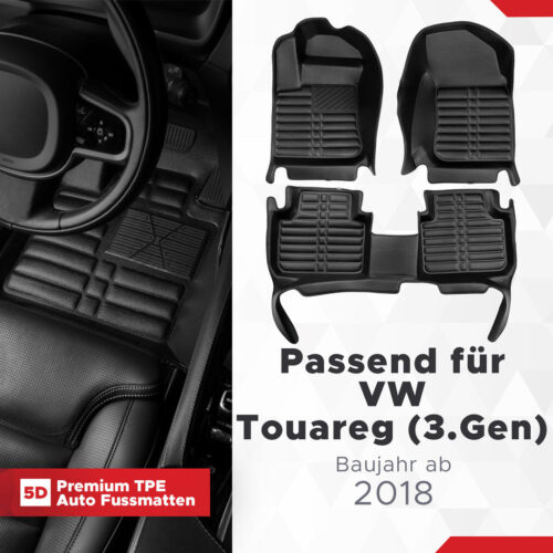 5D Fussmatten VW Touareg (3. Gen) ab 2018