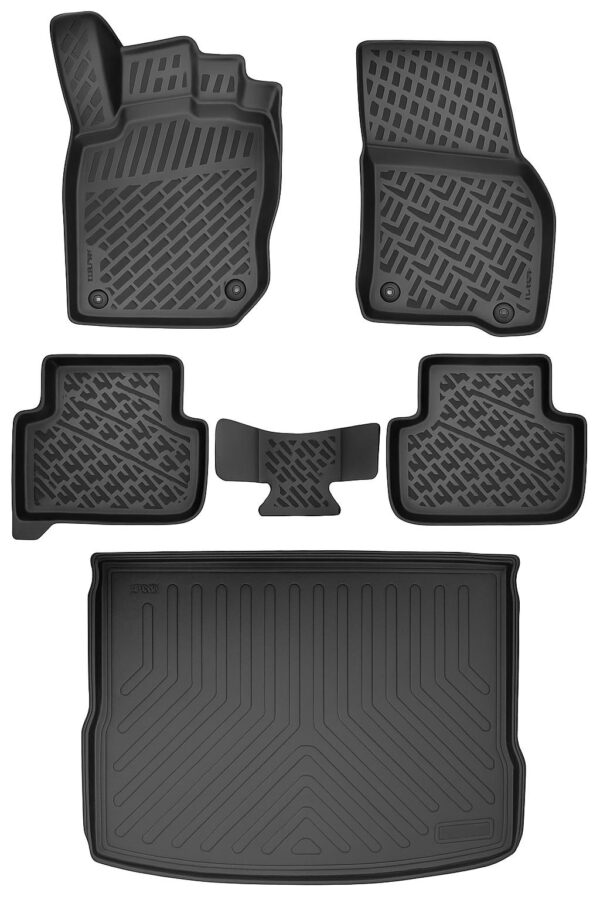 3D Fussmatten- und Kofferraumset VW Tiguan ab 2024