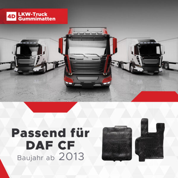 3D LKW Fussmatten DAF CF Serie ab 2013