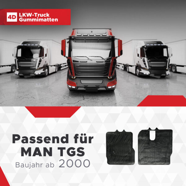 3D LKW Fussmatten MAN TGS Serie ab 2000